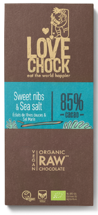 Lovechock Sweet Nibs & Sea Salt Tablet 70GR 