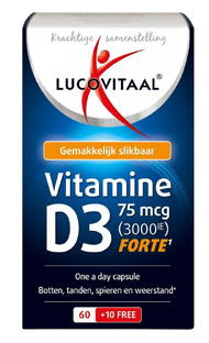 Lucovitaal Vitamine D3 75mcg Capsules 80CP