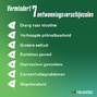 Nicorette Suikervrij 2mg Kauwgom 105ST Nicorette Kauwgom 2mg Classic ontwenningsverschijnselen