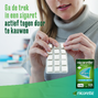 Nicorette Suikervrij Freshfruit 2mg  Kauwgom 30ST Nicorette Kauwgom 2mg Freshfruit model met stripje kauwgom