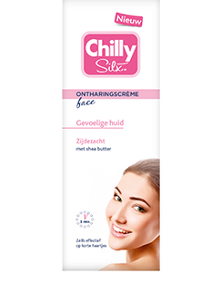 Chilly Silx Ontharingscreme Gezicht Gevoelige Huid 50ML 