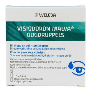 Weleda Visiodoron Malva Oogdruppels Ampullen 10ST 