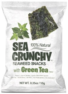 Sea Crunchy Zeewiersnacks Groene Thee 10GR 