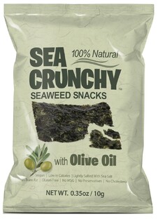 Sea Crunchy Zeewiersnacks Olijfolie 10GR 