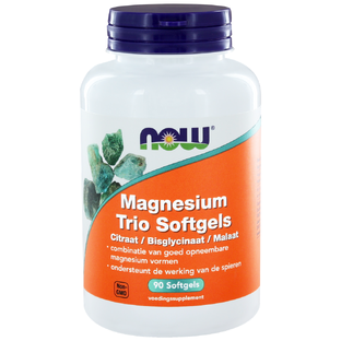 NOW Magnesium Trio Softgels 90SG 