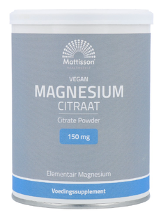 Mattisson HealthStyle Magnesium Citraat Poeder 200GR 