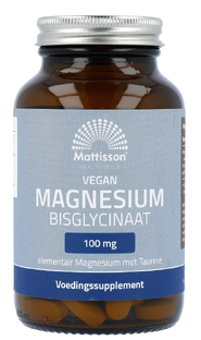 Mattisson HealthStyle Magnesium Bisglycinaat 100mg Tabletten 90TB 