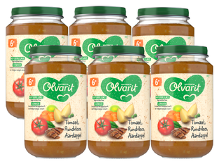 Olvarit 6m+ Tomaat Rundvlees Aardappel Wortel 200GR 