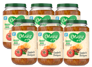 Olvarit 8m+ Spaghetti Bolognese 200GR 