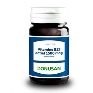 Bonusan Vitamine B12 Actief 1500 Mcg Tabletten 180TB 