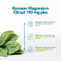 Bonusan Magnesiumcitraat 150mg Plus Tabletten 120TB gezondheidsclaims