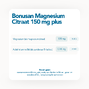 Bonusan Magnesiumcitraat 150mg Plus Tabletten 120TB samenstelling