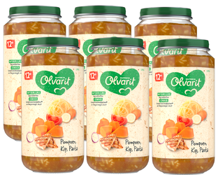 Olvarit 12m+ Pompoen Kip Pasta 250GR 