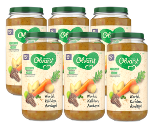 Olvarit 15m+ Wortel Kalfsvlees Aardappel 250GR 