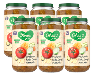 Olvarit 15m+ Vegetarische Pasta Courgette Mozzarella 250GR 