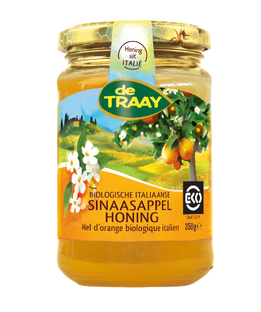 De Traay Italiaanse Sinaasappelhoning Biologisch 350GR 