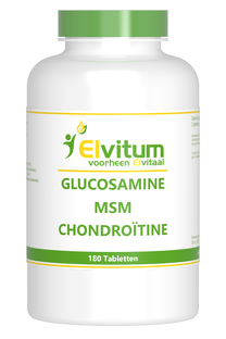 Elvitum Glucosamine MSM Chondroïtine Tabletten 180TB 