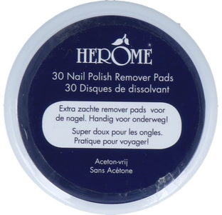 Herome Herome 30 Nailpolish Remover Pads - Aceton vrij 30ST 