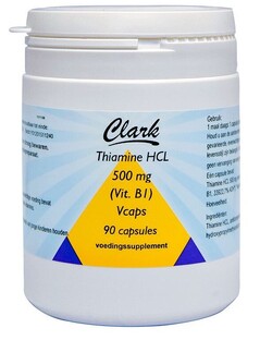 Clark Thiamine HCL Vitamine B1 500mg Capsules 90CP 