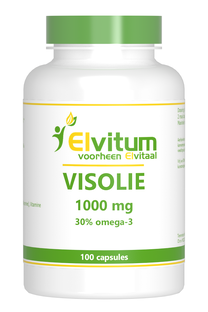 Elvitum Visolie 1000mg Capsules 100CP 