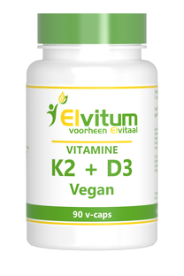 Elvitum Vitamine K2 D3 Vegicaps 90CP 