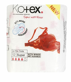 Kotex Ultradun Super Met Vleugels 12ST 