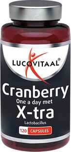 Lucovitaal Cranberry met X-tra Lactobacillus Capsules 120CP 