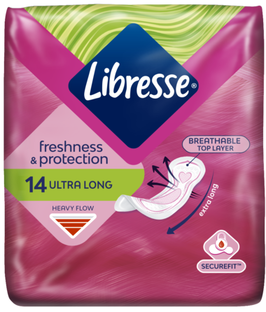 Libresse Ultra Long Maandverband 14ST 