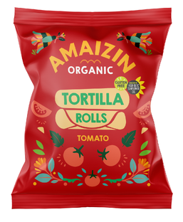 Amaizin Organic Tortilla Rolls Tomato 100GR 