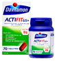 Davitamon Actifit 65 Plus Ginseng Tabletten 70TB verpakking met potje