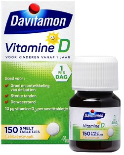 Davitamon Vitamine D Kind Smelttabletten 150TB 