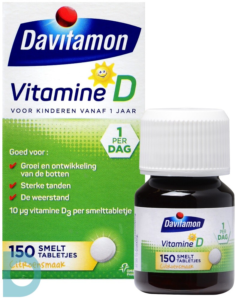 verwijderen schokkend vereist Davitamon Vitamine D Kind Smelttabletten | De Online Drogist
