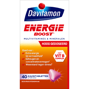 Davitamon Energie Boost Kauwtabletten 40KTB 