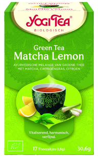 Yogi Tea Green Tea Matcha Lemon 17ST 