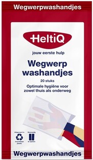 HeltiQ Wegwerpwashandjes 20ST 