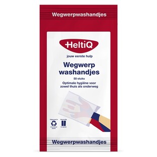 HeltiQ Wegwerpwashandjes 50ST 