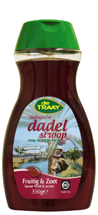 De Traay Dadelstroop Fruitig & Zoet EKO 350ML 