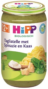 HiPP 12M+ Tagliatelle met Spinazie en Kaas 250GR 