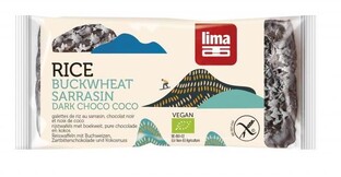 Lima Rijstwafels Boekweit Chocolade Kokos 90GR 