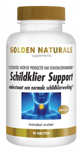 Golden Naturals Schildklier Support Tabletten 90TB 