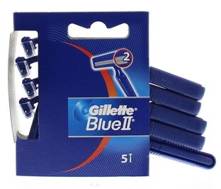 Gillette Blue II Wegwerpscheermesjes 5ST 