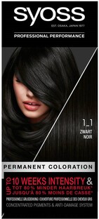 Syoss Color Salonplex 1-1 Zwart 1ST 