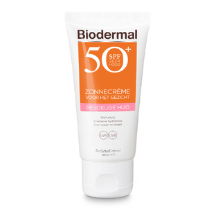 Biodermal Gevoelige Huid Zonnecrème Gezicht SPF50+ 50ML 