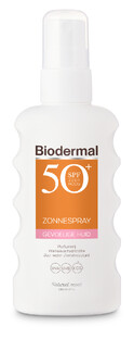 Biodermal Zonnebrand spray voor de gevoelige huid SPF 50+, ook geschikt voor kinderen 175ML 