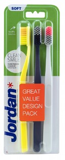 Jordan Tandenborstel Clean Smile Soft 3-pack 1ST 