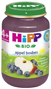 HiPP 4M+ Appel Bosbes 