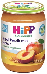 HiPP 8M+ Appel Perzik met Granen 190GR 