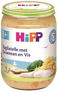 HiPP 8M+ Tagliatelle met Groenten en Vis 190GR 