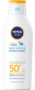 Nivea Sun Kids Protect & Sensitive Zonnemelk SPF50+ 200ML 