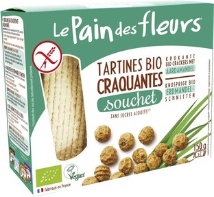 Le Pain des Fleurs Aardamandelcrackers 150GR 